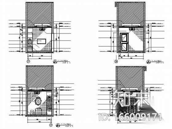 [内蒙古]物流园区豪华欧式体育休闲会所室内装修施工图（...cad施工图下载【ID:166009171】