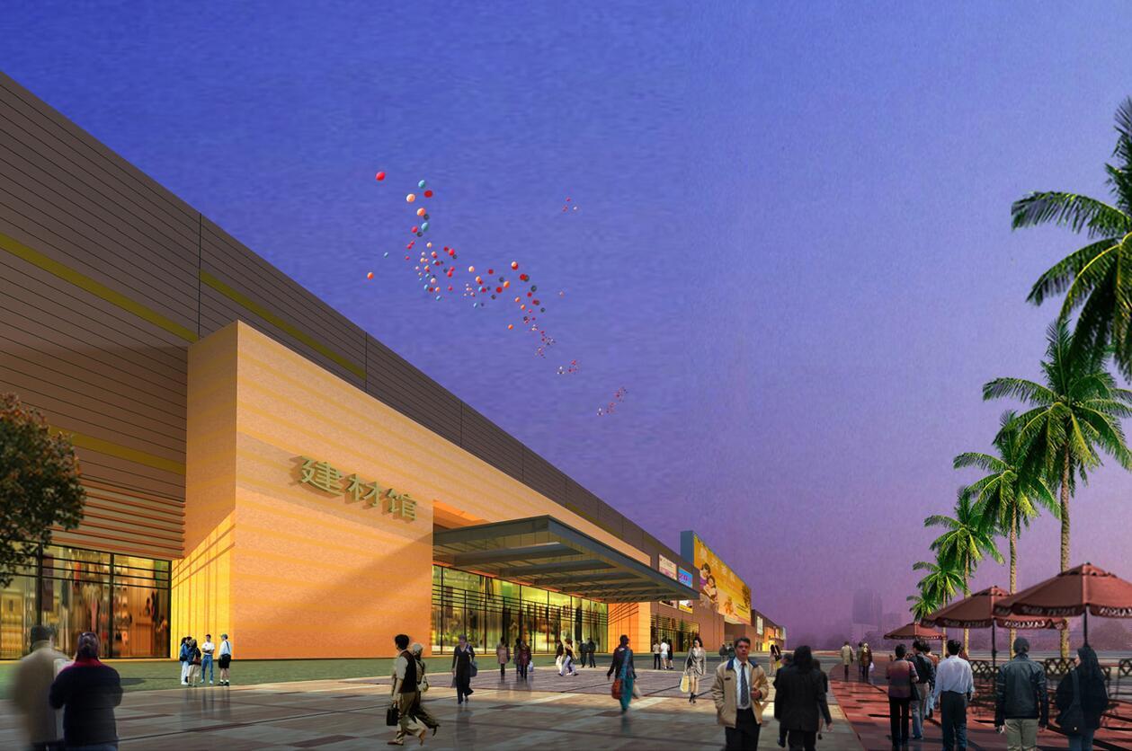 [广东]某城市光辉家具城建筑方案文本设计（27页）cad施工图下载【ID:149947160】