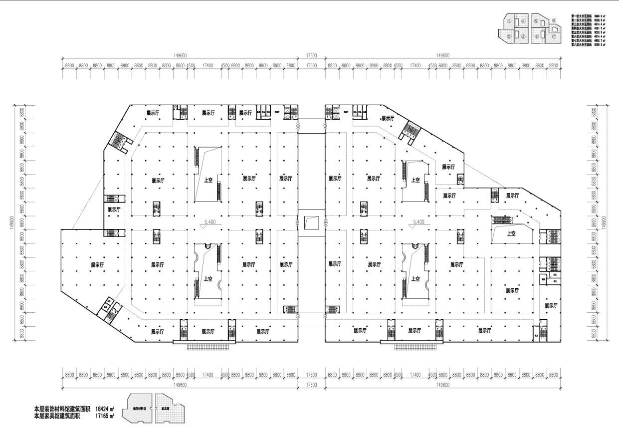 [广东]某城市光辉家具城建筑方案文本设计（27页）cad施工图下载【ID:149947160】