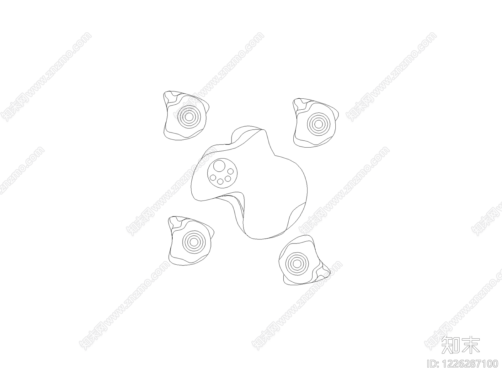地面拼花CAD图纸