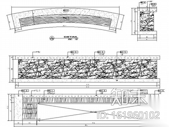 [昆山]豪华商务酒店大堂室内装修施工图（含效果）cad施工图下载【ID:161960102】