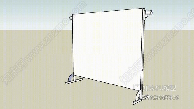 DIY自由站立投影仪屏幕SU模型下载【ID:926686639】