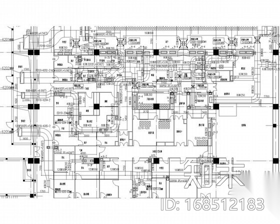 [河北]大型生产厂房暖通空调全套系统设计施工图（流程图...施工图下载【ID:168512183】