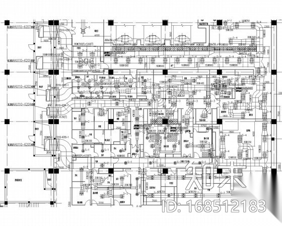 [河北]大型生产厂房暖通空调全套系统设计施工图（流程图...施工图下载【ID:168512183】