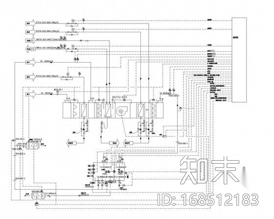 [河北]大型生产厂房暖通空调全套系统设计施工图（流程图...施工图下载【ID:168512183】