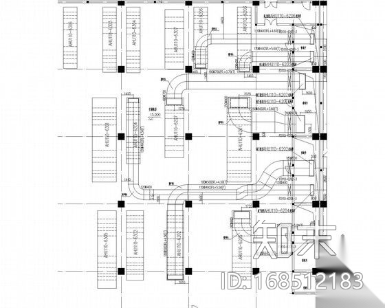 [河北]大型生产厂房暖通空调全套系统设计施工图（流程图...施工图下载【ID:168512183】