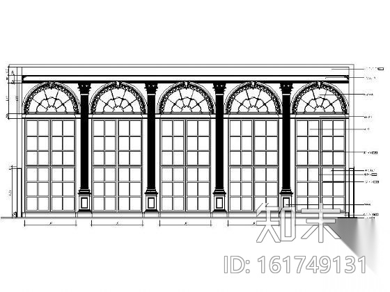 某公馆三层奢华别墅室内装修施工图cad施工图下载【ID:161749131】