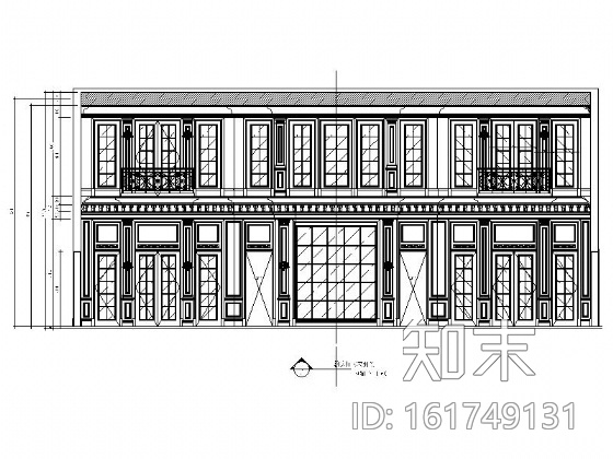 某公馆三层奢华别墅室内装修施工图cad施工图下载【ID:161749131】