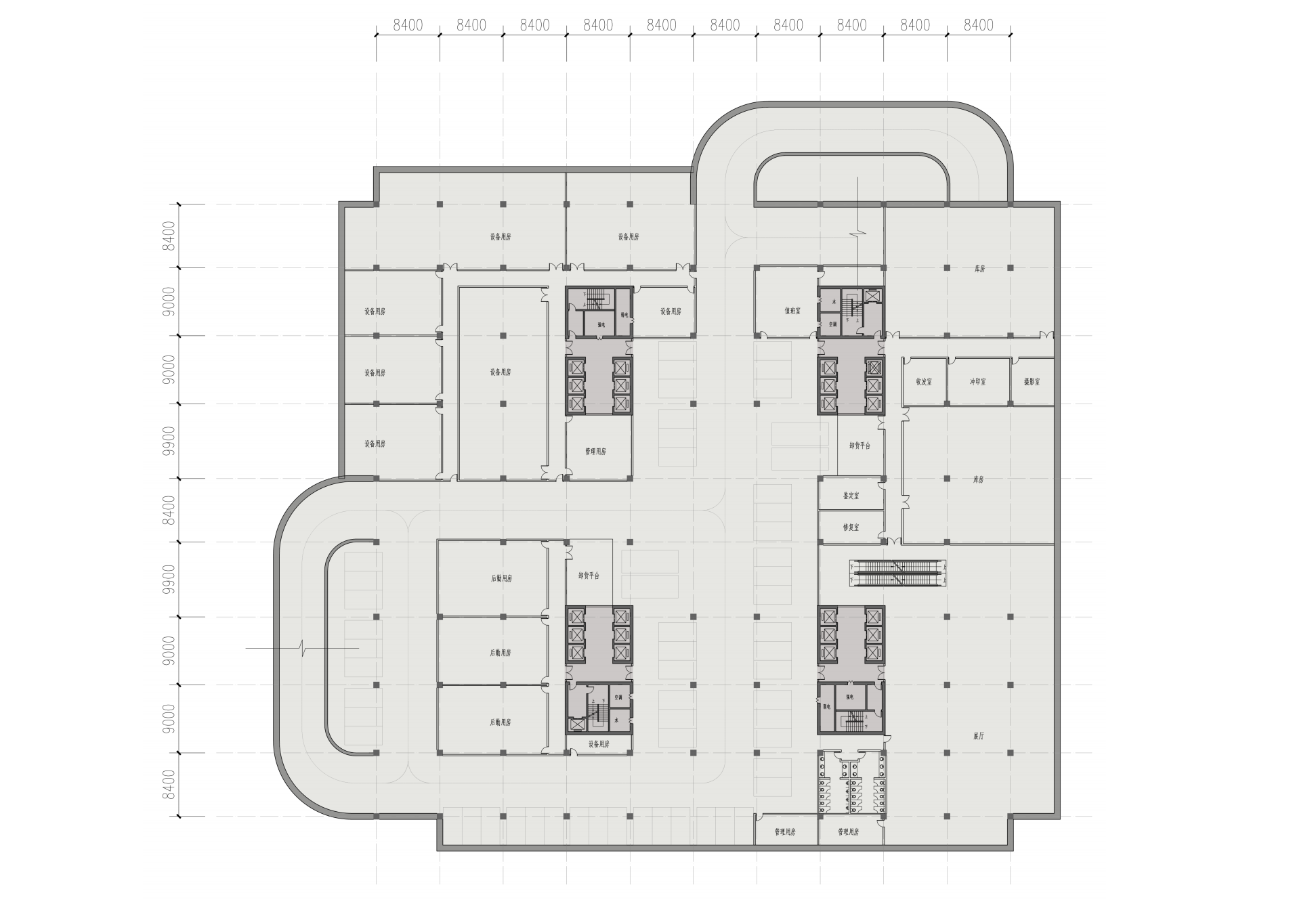 [北京]复兴门远程教育大厦中式风格办公大楼设计方案文...cad施工图下载【ID:165620127】