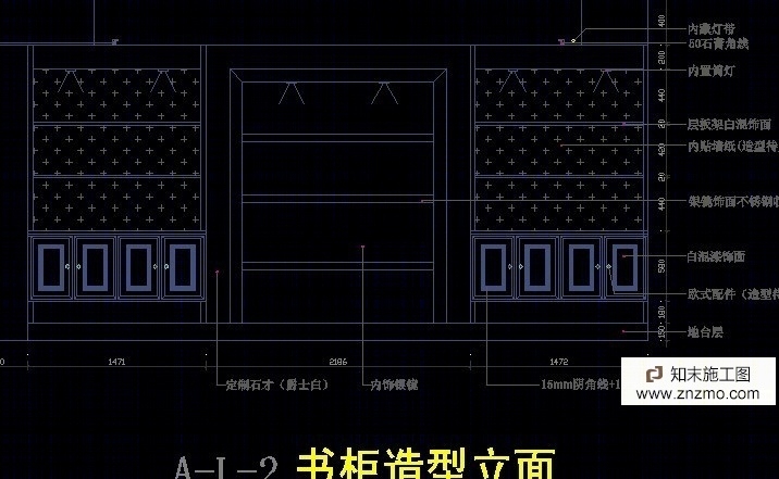 简单的4室2厅施工图cad施工图下载【ID:36938369】