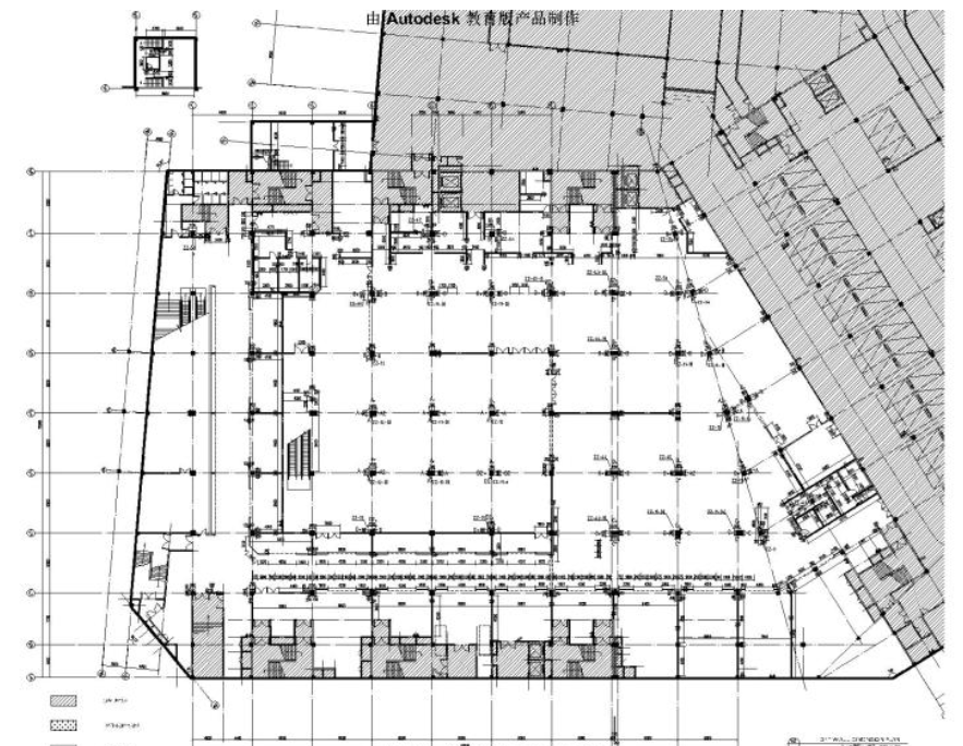 吉林公主岭华生购物中心超市区精装修施工图cad施工图下载【ID:161705139】