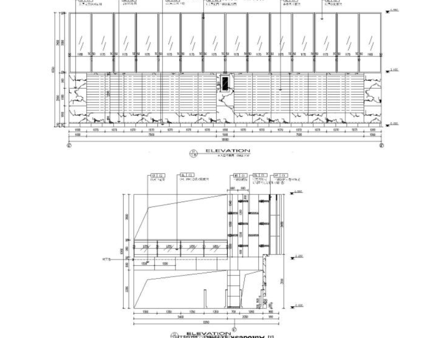 吉林公主岭华生购物中心超市区精装修施工图cad施工图下载【ID:161705139】