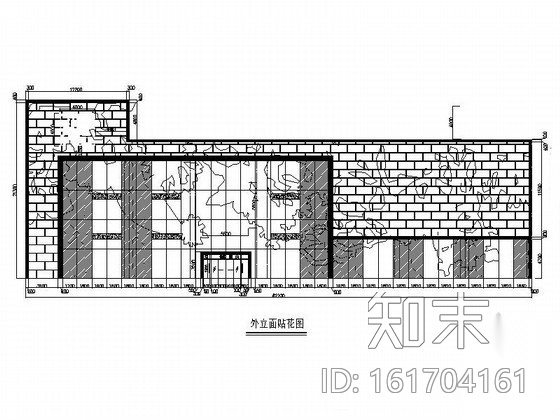 [无锡]某板式品牌独立家具店室内装修图cad施工图下载【ID:161704161】