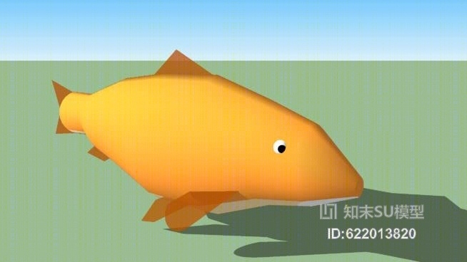锦鲤SU模型下载【ID:622013820】