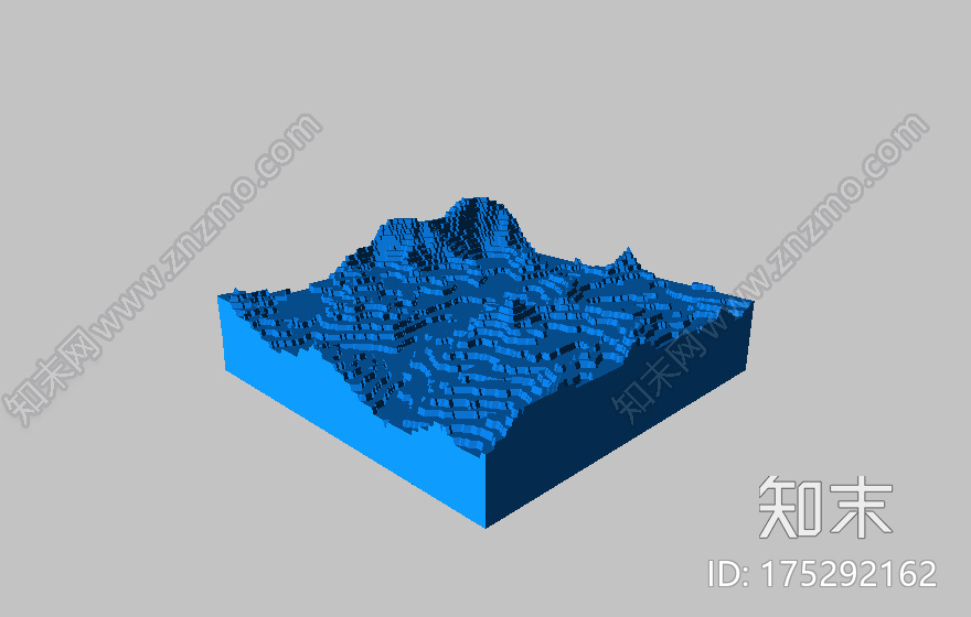 冰川模型3d打印模型下载【ID:175292162】