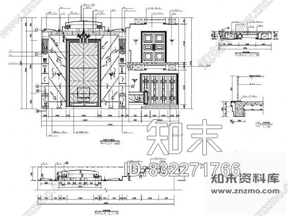 图块/节点豪华别墅客厅装修详图cad施工图下载【ID:832271766】