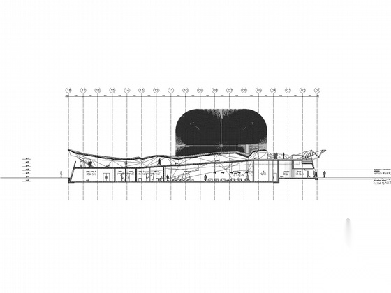 [上海]西欧大型国家馆建筑施工图（上海知名大学设计院设...cad施工图下载【ID:166232149】
