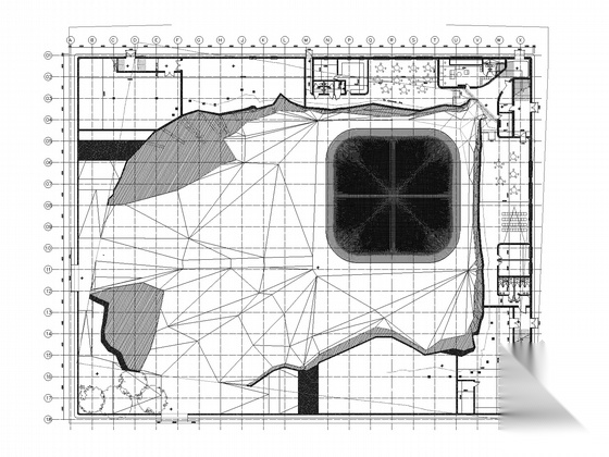 [上海]西欧大型国家馆建筑施工图（上海知名大学设计院设...cad施工图下载【ID:166232149】