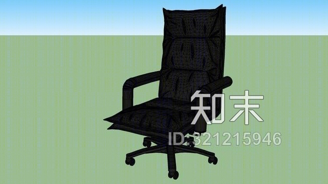 威廉办公椅（CH010）SU模型下载【ID:321215946】