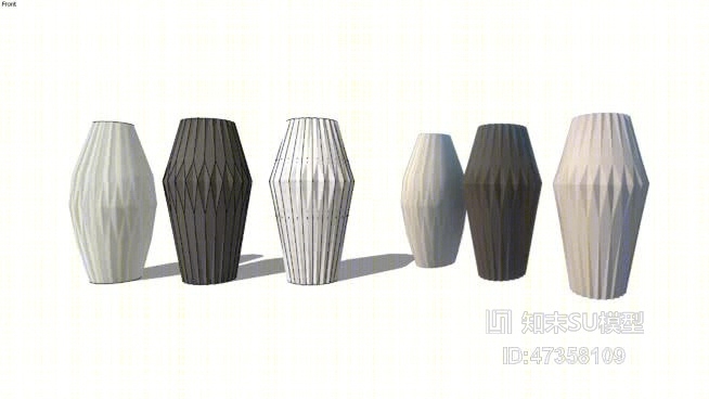 花瓶SU模型下载【ID:917863971】
