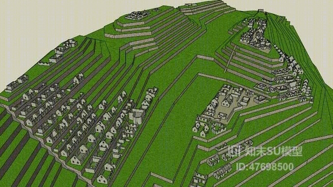 俯瞰图规划SU模型下载【ID:47698500】