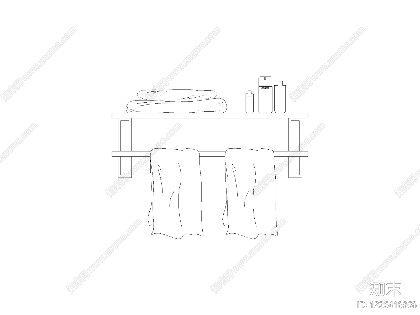 桌子cad施工图下载【ID:1226418368】