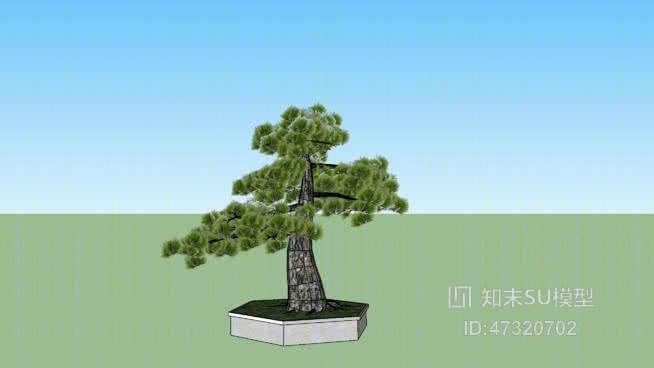 盆景销-SU模型下载【ID:47320702】
