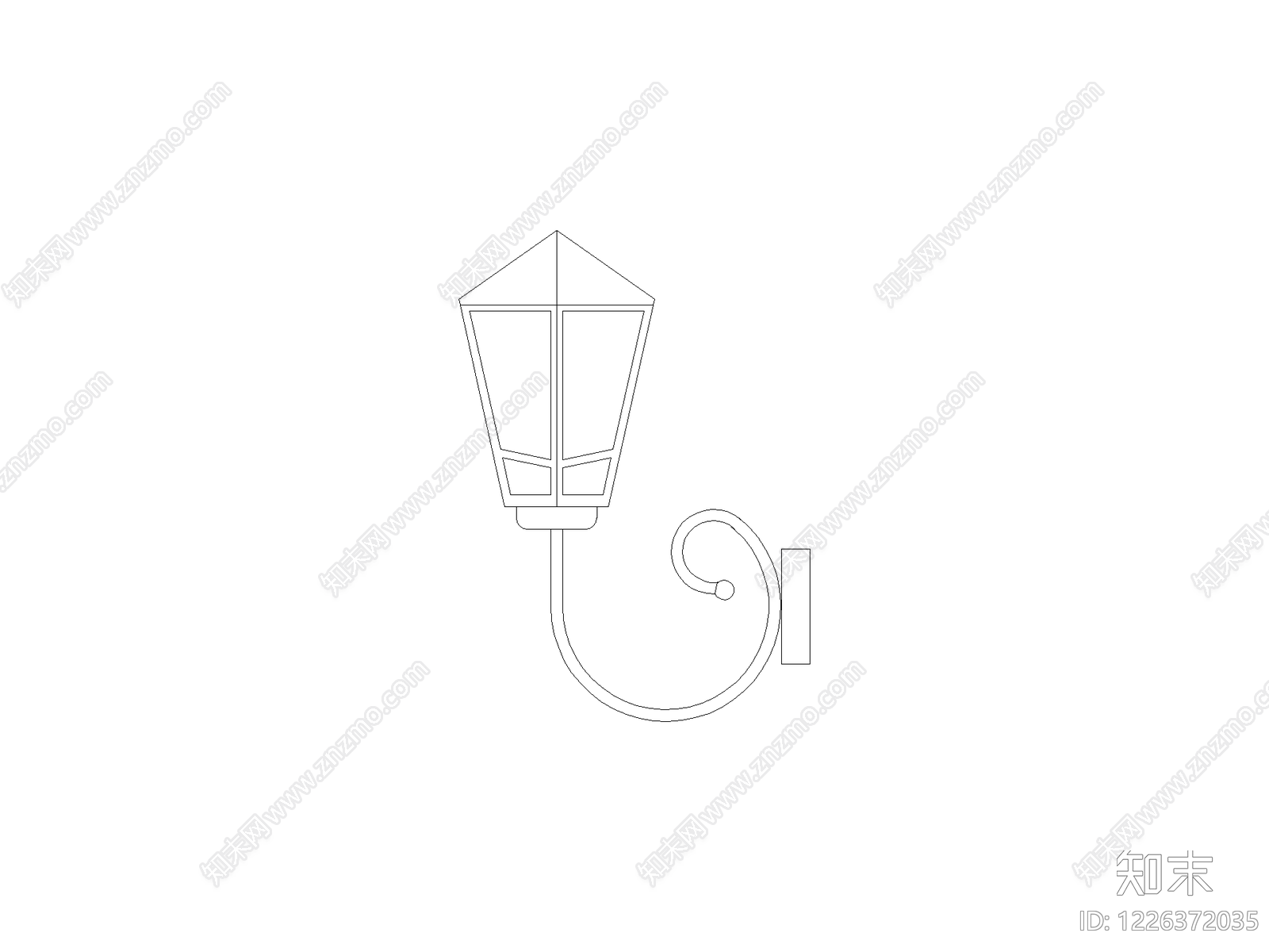 灯具图块cad施工图下载【ID:1226372035】