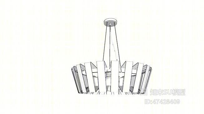 吊灯SU模型下载【ID:317970818】