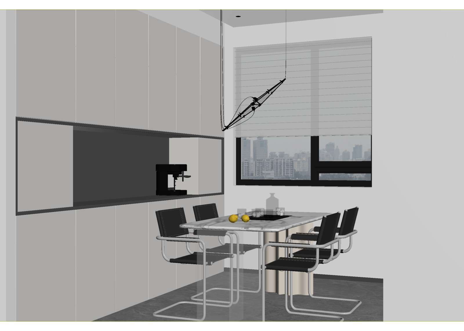 现代茶水间3D模型下载【ID:1214811134】