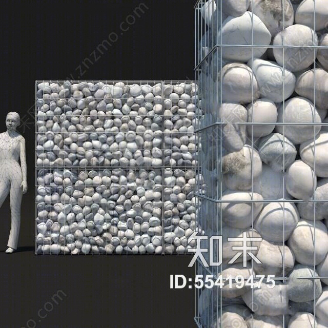 现代石头3D模型下载【ID:55419475】