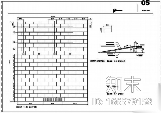 [英文]某大型车展钢结构图纸cad施工图下载【ID:166579158】