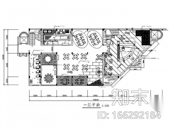 [安徽]某夜总会装饰工程图cad施工图下载【ID:166292184】