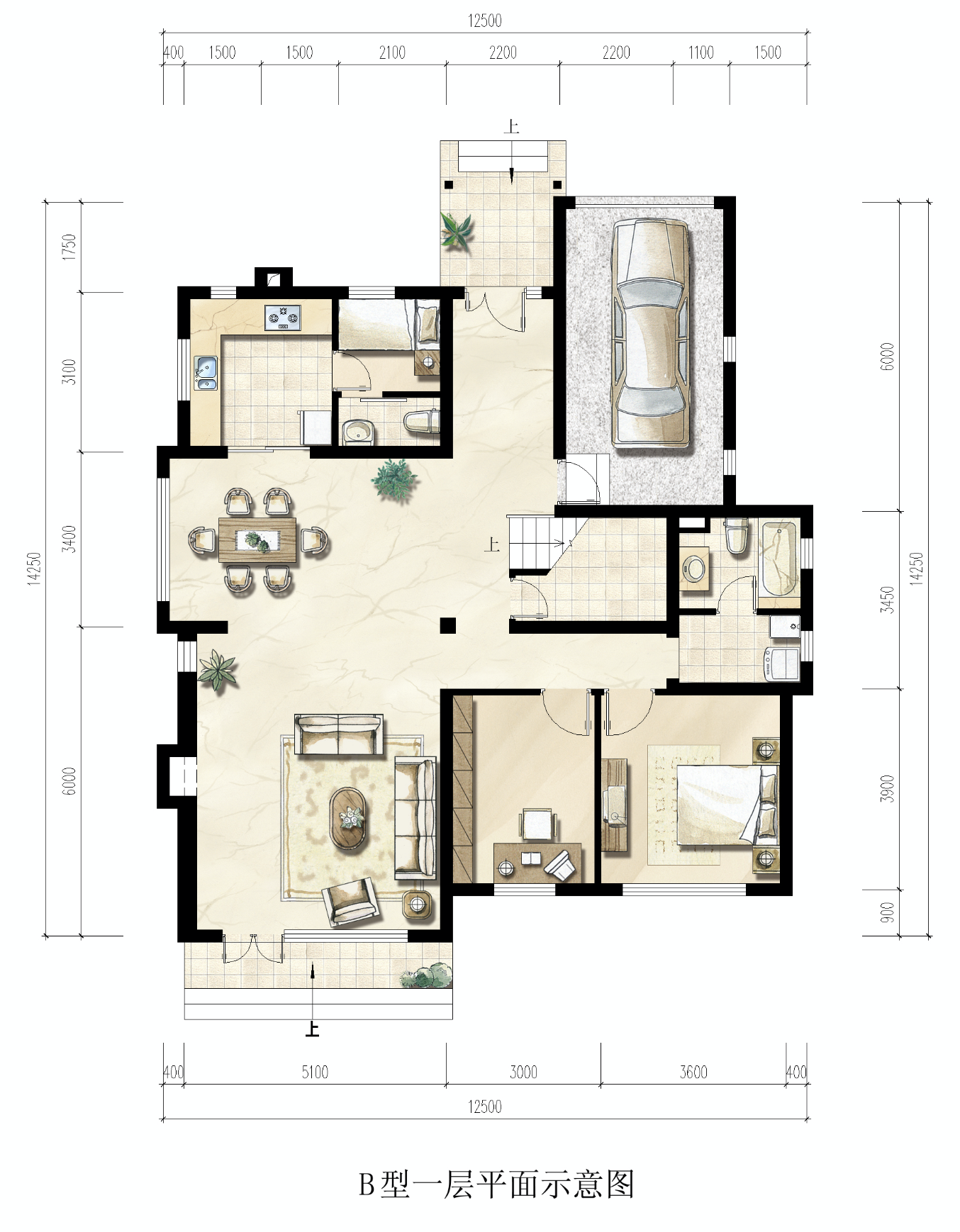 新农村田园坡屋顶三层独栋别墅自建房建筑cad施工图下载【ID:149888148】