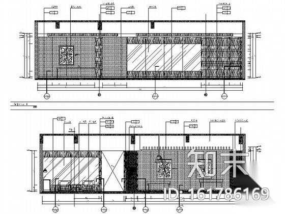[无锡]酒店健身区室内装修图cad施工图下载【ID:161786169】