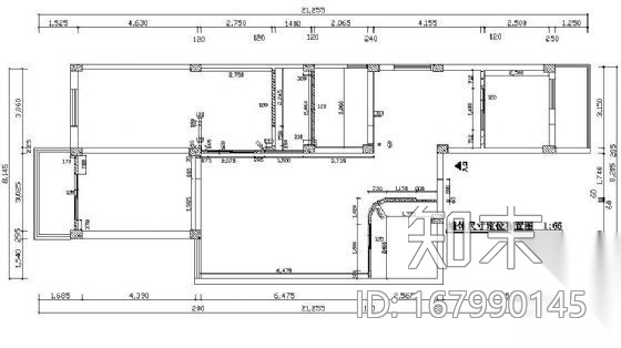 经典家装设计灯具布置施工图施工图下载【ID:167990145】