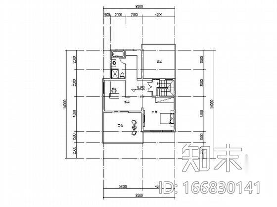 多形式两层别墅住宅户型合集cad施工图下载【ID:166830141】