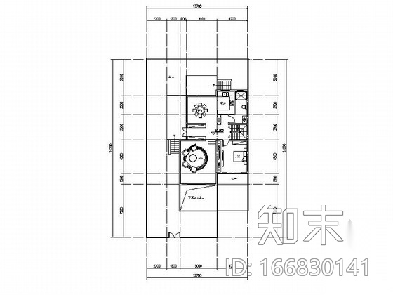 多形式两层别墅住宅户型合集cad施工图下载【ID:166830141】