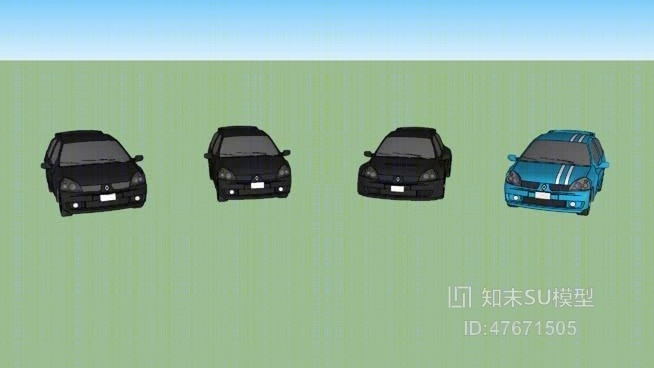 汽车SU模型下载【ID:47671505】