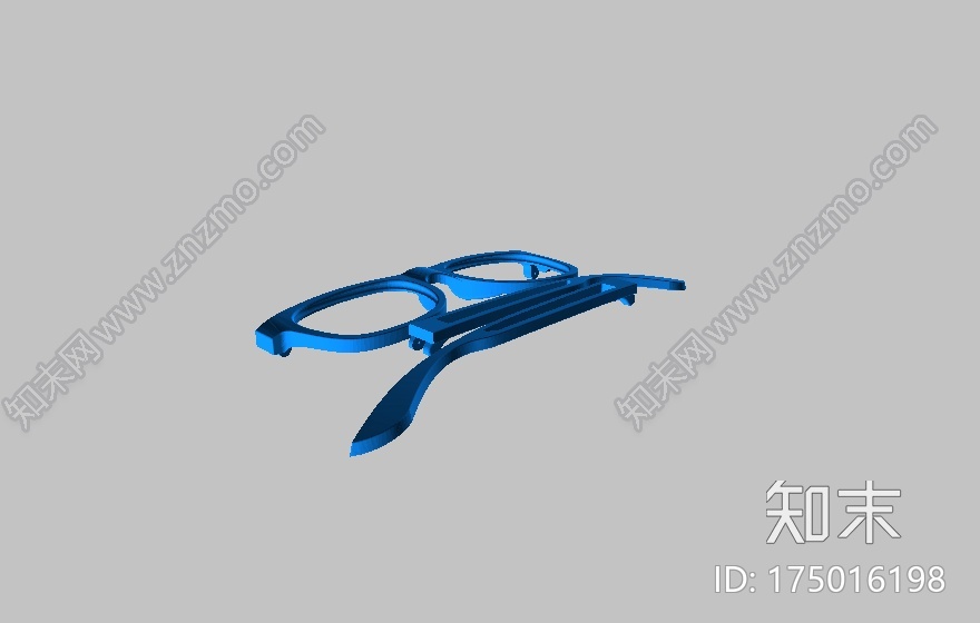 3D打印眼镜3d打印模型下载【ID:175016198】