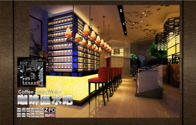 四季茗茶馆室内设计施工图（含效果图）cad施工图下载【ID:165717176】