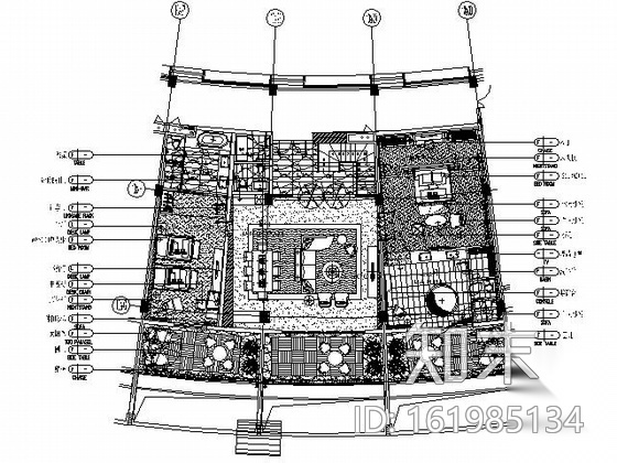[三亚]主题酒店D1型豪华客房施工图施工图下载【ID:161985134】