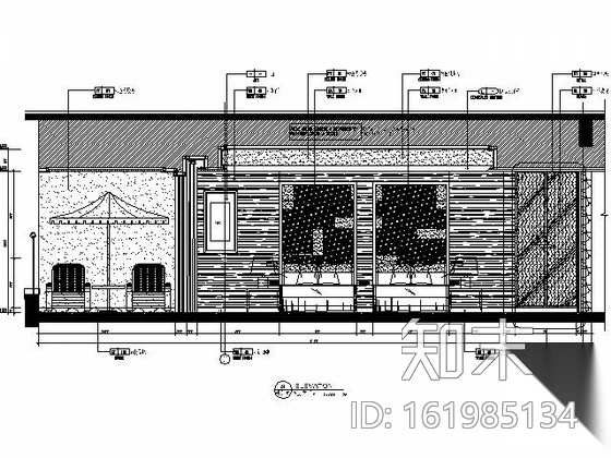 [三亚]主题酒店D1型豪华客房施工图cad施工图下载【ID:161985134】