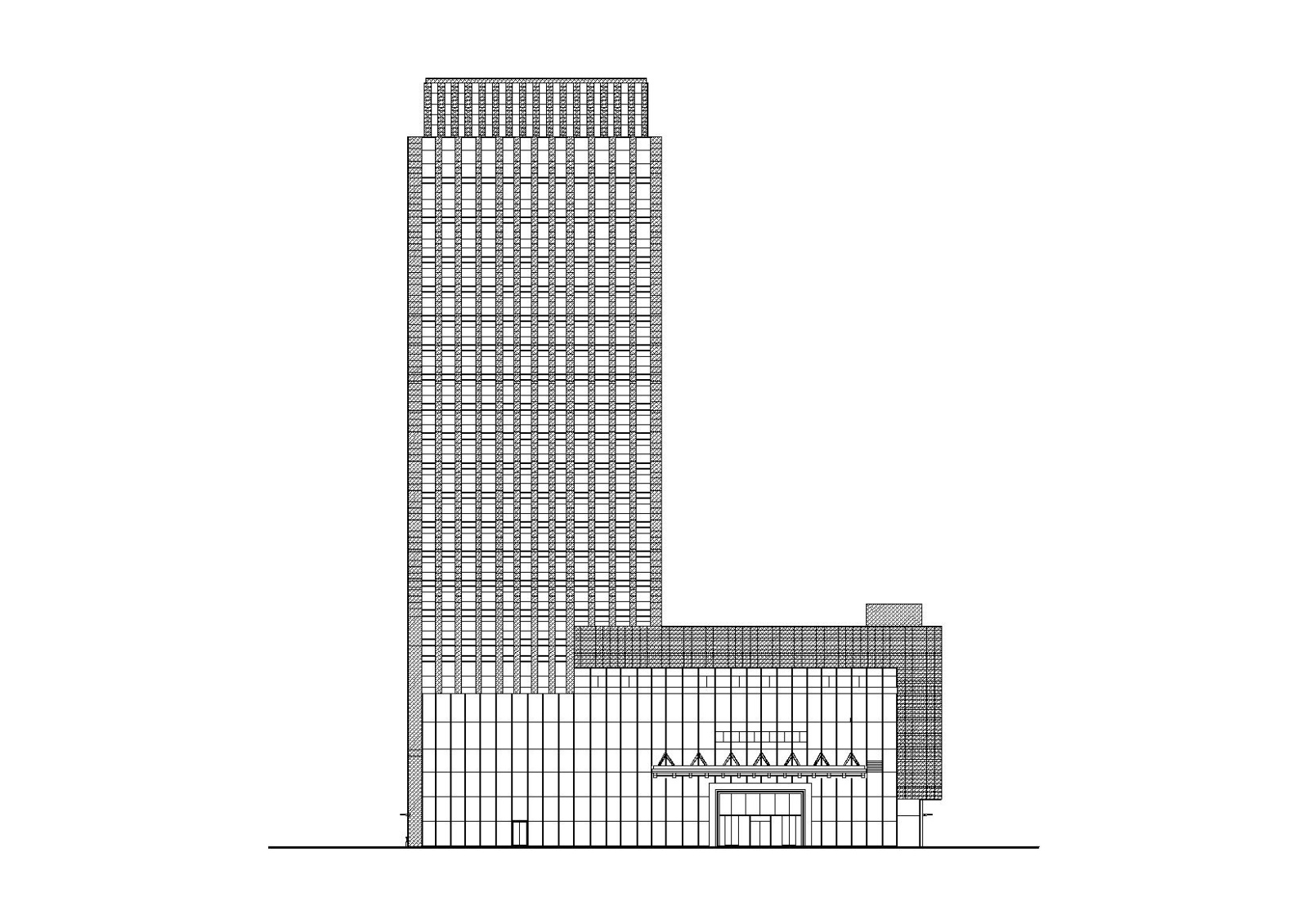 [重庆]某知名地产城市综合体高层酒店建筑施工图（CAD）施工图下载【ID:151511175】