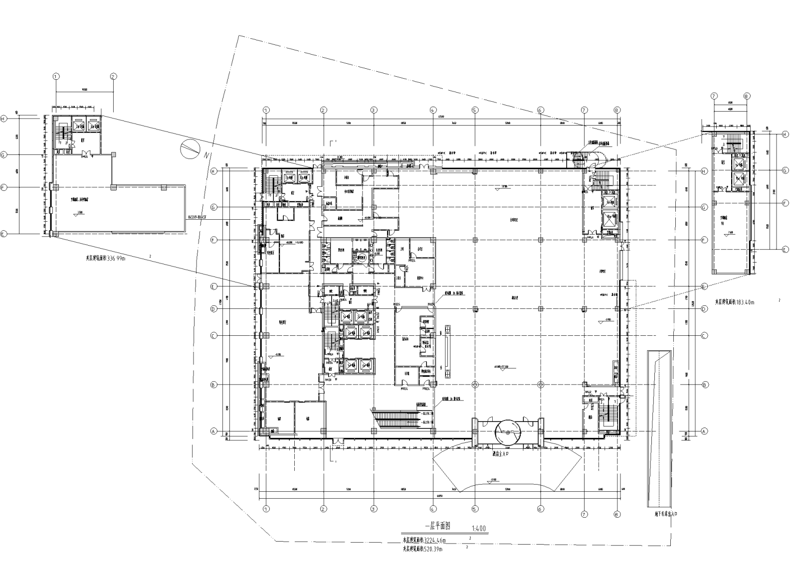 [重庆]某知名地产城市综合体高层酒店建筑施工图（CAD）施工图下载【ID:151511175】