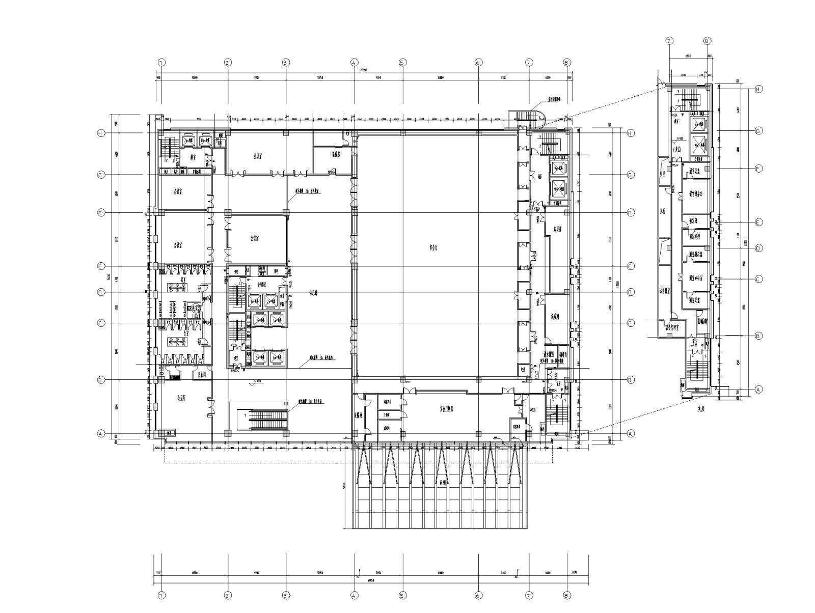 [重庆]某知名地产城市综合体高层酒店建筑施工图（CAD）施工图下载【ID:151511175】