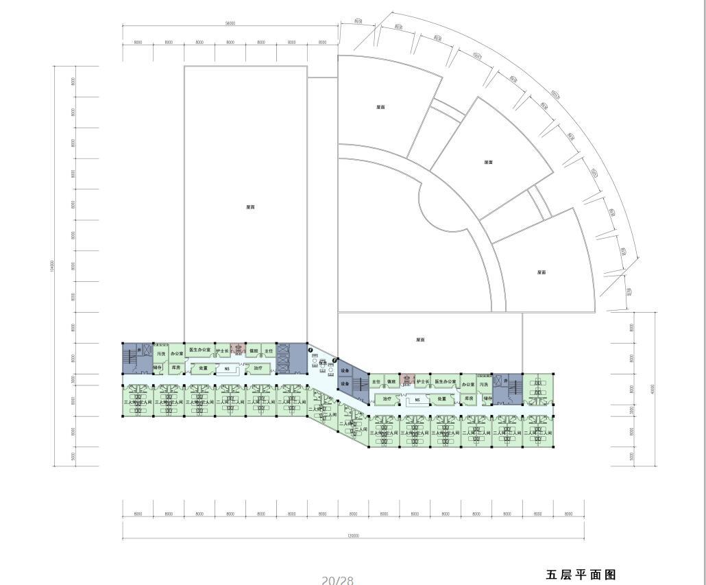 [四川]阳沱某医院建筑方案设计文本（JPG+32页）cad施工图下载【ID:151587166】