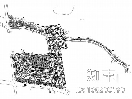 [青岛]某欧式高档住宅区景观方案扩初全套施工图cad施工图下载【ID:166200190】