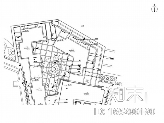 [青岛]某欧式高档住宅区景观方案扩初全套施工图cad施工图下载【ID:166200190】