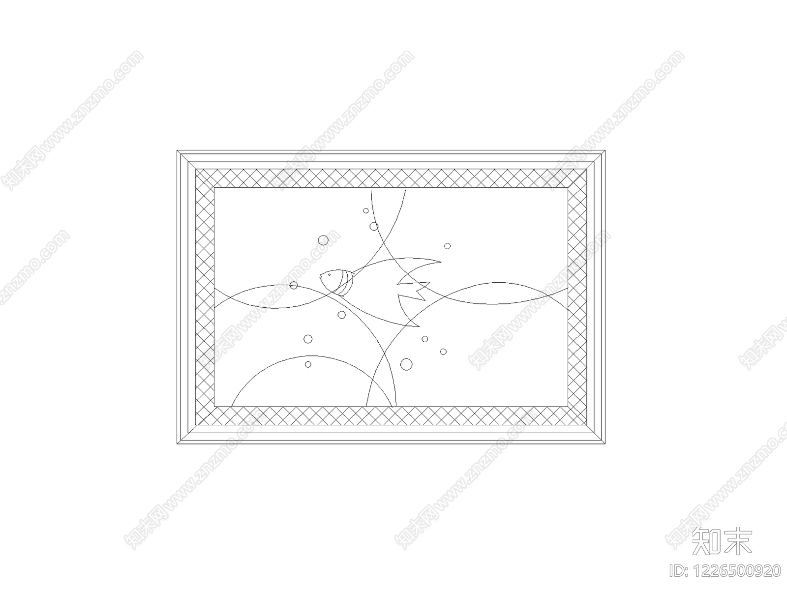 挂画CAD图纸
